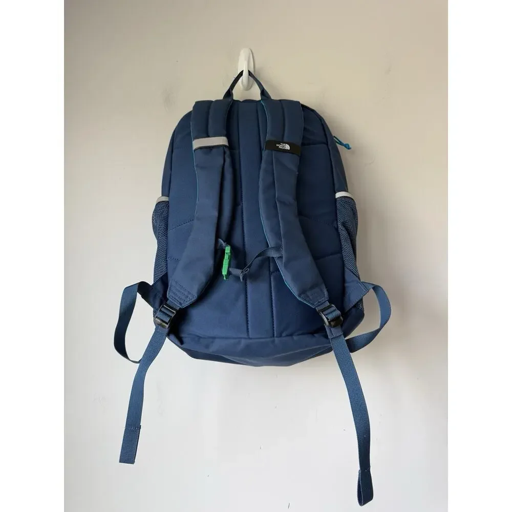 The North Face Jester Backpack Laptop Bag Blue Unisex Hiking Camp Outdoors